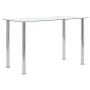 Transparent tempered glass dining table 120x60x75 cm by vidaXL, Kitchen and dining tables - Ref: Foro24-281850, Price: 139,59...
