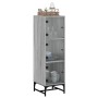 Aparador con puertas de vidrio gris Sonoma 35x37x120 cm | Foro24.es | Tu tienda online para hogar, jardín y más Foro24.es