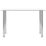 Transparent tempered glass dining table 120x60x75 cm by vidaXL, Kitchen and dining tables - Ref: Foro24-281850, Price: 139,59...