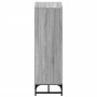 Sideboard mit Glastüren in Sonoma-Grau, 35 x 37 x 120 cm von , Sideboards - Ref: Foro24-836565, Preis: 73,31 €, Rabatt: %