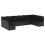 Garden sofa set 10 pieces with black synthetic rattan cushions by , Garden sets - Ref: Foro24-3249924, Price: 581,90 €, Disco...