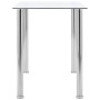 Transparenter Esstisch aus gehärtetem Glas, 120 x 60 x 75 cm von vidaXL, Küchen- und Esstische - Ref: Foro24-281850, Preis: 1...
