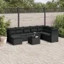 8-piece garden sofa set with black synthetic rattan cushions by , Garden sets - Ref: Foro24-3249894, Price: 557,01 €, Discoun...
