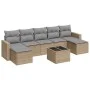 Garden sofa set with beige cushions 8 pcs PE rattan by , Modular outdoor sofas - Ref: Foro24-3251686, Price: 504,05 €, Discou...