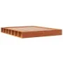 Bettgestell aus massivem Kiefernholz in Wachsbraun, 150 x 200 cm von , Betten und Lattenroste - Ref: Foro24-844427, Preis: 12...