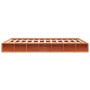 Wax brown pine solid wood bed frame 150x200 cm by , Beds and slatted bases - Ref: Foro24-844427, Price: 123,17 €, Discount: %