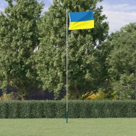Bandera de Ucrania con ojales de latón 90x150 cm by , Flags and windsocks - Ref: Foro24-155972, Price: 7,89 €, Discount: %