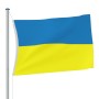 Bandera de Ucrania con ojales de latón 90x150 cm
