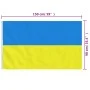 Bandera de Ucrania con ojales de latón 90x150 cm by , Flags and windsocks - Ref: Foro24-155972, Price: 7,89 €, Discount: %