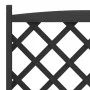 Planter with solid black spruce wood trellis by , Pots and planters - Ref: Foro24-365493, Price: 150,96 €, Discount: %