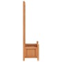 Planter with solid brown spruce wood trellis by , Pots and planters - Ref: Foro24-365485, Price: 73,89 €, Discount: %