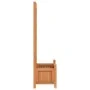 Planter with solid brown spruce wood trellis by , Pots and planters - Ref: Foro24-365485, Price: 67,01 €, Discount: %