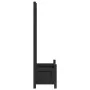 Planter with solid black spruce wood trellis by , Pots and planters - Ref: Foro24-365487, Price: 66,30 €, Discount: %