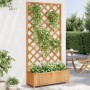 Solid Brown Fir Wood Trellis Planter by , Pots and planters - Ref: Foro24-365479, Price: 115,05 €, Discount: %