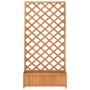 Solid Brown Fir Wood Trellis Planter by , Pots and planters - Ref: Foro24-365479, Price: 115,05 €, Discount: %