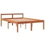 Cama para mayores madera maciza de pino marrón cera 120x200 cm de , Camas y somieres - Ref: Foro24-844157, Precio: 127,50 €, ...