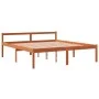 Cama para mayores madera maciza de pino marrón cera 160x200 cm de , Camas y somieres - Ref: Foro24-844160, Precio: 138,97 €, ...