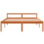 Bett für Senioren aus massivem, wachsbraunem Kiefernholz, 160 x 200 cm von , Betten und Lattenroste - Ref: Foro24-844160, Pre...