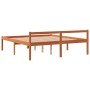 Bett für Senioren aus massivem, wachsbraunem Kiefernholz, 160 x 200 cm von , Betten und Lattenroste - Ref: Foro24-844160, Pre...