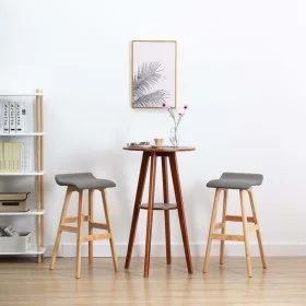 Küchenhocker 2 Einheiten dunkelgrauer Stoff von vidaXL, Küchenhocker - Ref: Foro24-249577, Preis: 115,36 €, Rabatt: %