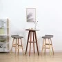 Kitchen stools 2 units dark gray fabric by vidaXL, Kitchen stools - Ref: Foro24-249577, Price: 117,14 €, Discount: %