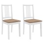 Esszimmermöbel-Set 3-teilig aus weißem MDF von , Möbelsets für Küchen und Esszimmer - Ref: Foro24-276408, Preis: 285,39 €, Ra...