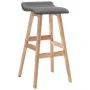 Kitchen stools 2 units dark gray fabric by vidaXL, Kitchen stools - Ref: Foro24-249577, Price: 117,14 €, Discount: %
