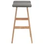 Kitchen stools 2 units dark gray fabric by vidaXL, Kitchen stools - Ref: Foro24-249577, Price: 117,14 €, Discount: %