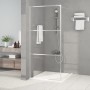 Silbertransparente Duschwand aus ESG-Glas 90x195 cm von , Duschwände und Duschwände - Ref: Foro24-152116, Preis: 152,15 €, Ra...
