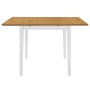 Weißer ausziehbarer Esstisch (80-120)x80x74 cm MDF von , Küchen- und Esstische - Ref: Foro24-247625, Preis: 176,18 €, Rabatt: %