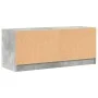 TV-Schrank mit betongrauen Glastüren 102x37x42 cm von , TV-Möbel - Ref: Foro24-836409, Preis: 66,71 €, Rabatt: %