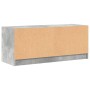 TV-Schrank mit betongrauen Glastüren 102x37x42 cm von , TV-Möbel - Ref: Foro24-836409, Preis: 67,55 €, Rabatt: %