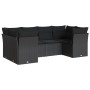 6-teilige Gartensofagarnitur und schwarze synthetische Rattankissen von , Gartensets - Ref: Foro24-3249944, Preis: 440,66 €, ...