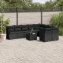 Garden sofa set 10 pieces with black synthetic rattan cushions by , Garden sets - Ref: Foro24-3250014, Price: 621,37 €, Disco...