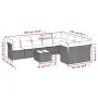 Garden sofa set 10 pieces with black synthetic rattan cushions by , Garden sets - Ref: Foro24-3250014, Price: 621,37 €, Disco...