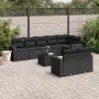 8-piece garden sofa set and black synthetic rattan cushions by , Modular outdoor sofas - Ref: Foro24-3251562, Price: 633,66 €...