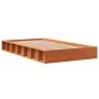 Wachsbrauner Bettrahmen aus massivem Kiefernholz, 75 x 190 cm von , Betten und Lattenroste - Ref: Foro24-844432, Preis: 89,89...
