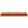 Estructura de cama madera maciza de pino marrón cera 75x190 cm de , Camas y somieres - Ref: Foro24-844432, Precio: 90,67 €