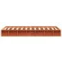Estructura de cama madera maciza de pino marrón cera 75x190 cm de , Camas y somieres - Ref: Foro24-844432, Precio: 89,89 €, D...