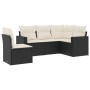 5-teiliges Gartenmöbel-Set und schwarze synthetische Rattankissen von , Gartensets - Ref: Foro24-3218956, Preis: 309,58 €, Ra...