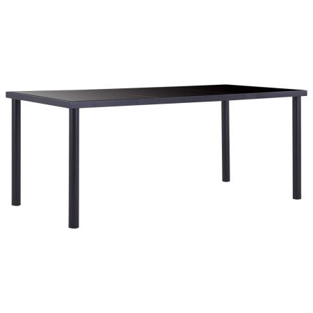 Schwarzer Esstisch aus gehärtetem Glas, 180 x 90 x 75 cm von vidaXL, Küchen- und Esstische - Ref: Foro24-281855, Preis: 213,0...