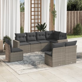 8-piece garden sofa set and gray synthetic rattan cushions by , Garden sets - Ref: Foro24-3219060, Price: 467,71 €, Discount: %