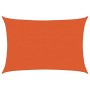 Toldo de vela HDPE naranja 160 g/m² 4x6 m