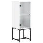 Beistellschrank mit weißer Glastür 35x37x100 cm von , Sideboards - Ref: Foro24-836553, Preis: 45,58 €, Rabatt: %