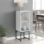 Beistellschrank mit weißer Glastür 35x37x100 cm von , Sideboards - Ref: Foro24-836553, Preis: 45,58 €, Rabatt: %