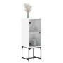 Auxiliary cabinet with white glass door 35x37x100 cm by , Sideboards - Ref: Foro24-836553, Price: 45,44 €, Discount: %