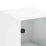 Beistellschrank mit weißer Glastür 35x37x100 cm von , Sideboards - Ref: Foro24-836553, Preis: 45,58 €, Rabatt: %