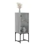 Auxiliary cabinet with Sonoma gray glass door 35x37x100 cm by , Sideboards - Ref: Foro24-836558, Price: 52,27 €, Discount: %