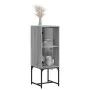 Auxiliary cabinet with Sonoma gray glass door 35x37x100 cm by , Sideboards - Ref: Foro24-836558, Price: 52,27 €, Discount: %