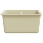Küchenspüle aus Granit mit beigem Becken von vidaXL, Sinkt - Ref: Foro24-144868, Preis: 137,32 €, Rabatt: %